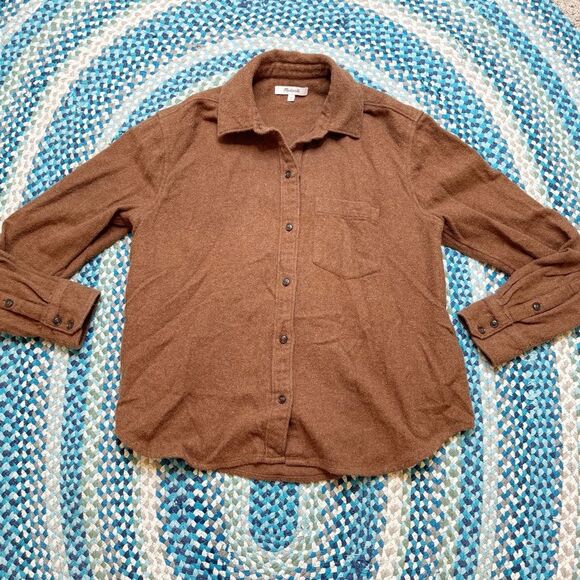 Madewell Flannel Kempton Shirt Button Up Sz XS NG949 - Picture 4 of 9
